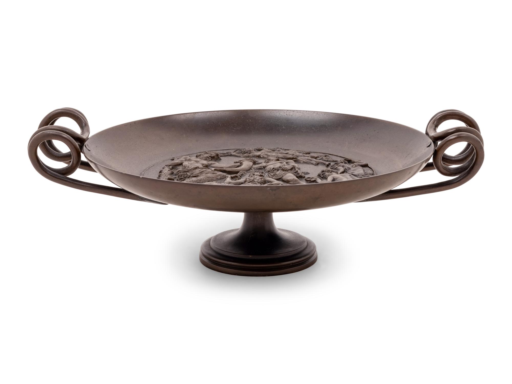 A French Grand Tour Bronze Tazza