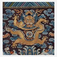 An unusual Chinese embroidered gauze woman's vest, Xiapei 刺绣女士马甲霞帔 Third quarter 19th century ???????