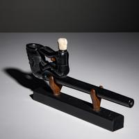 Haida Argillite Portrait Pipe