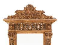 A Florentine Painted and Giltwood Tabernacle Frame