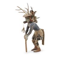 Hopi carved and painted wood Deer Dancer Kachina mid-20th century