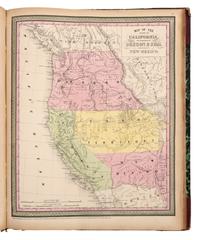 MITCHELL, Samuel Augustus (1792-1868). A New Universal Atlas. Philadelphia: Thomas Cowperthwait, 1851.