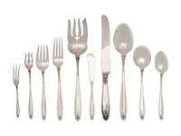 An American Silver Flatware Service