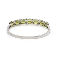 PERIDOT AND DIAMOND BANGLE BRACELET