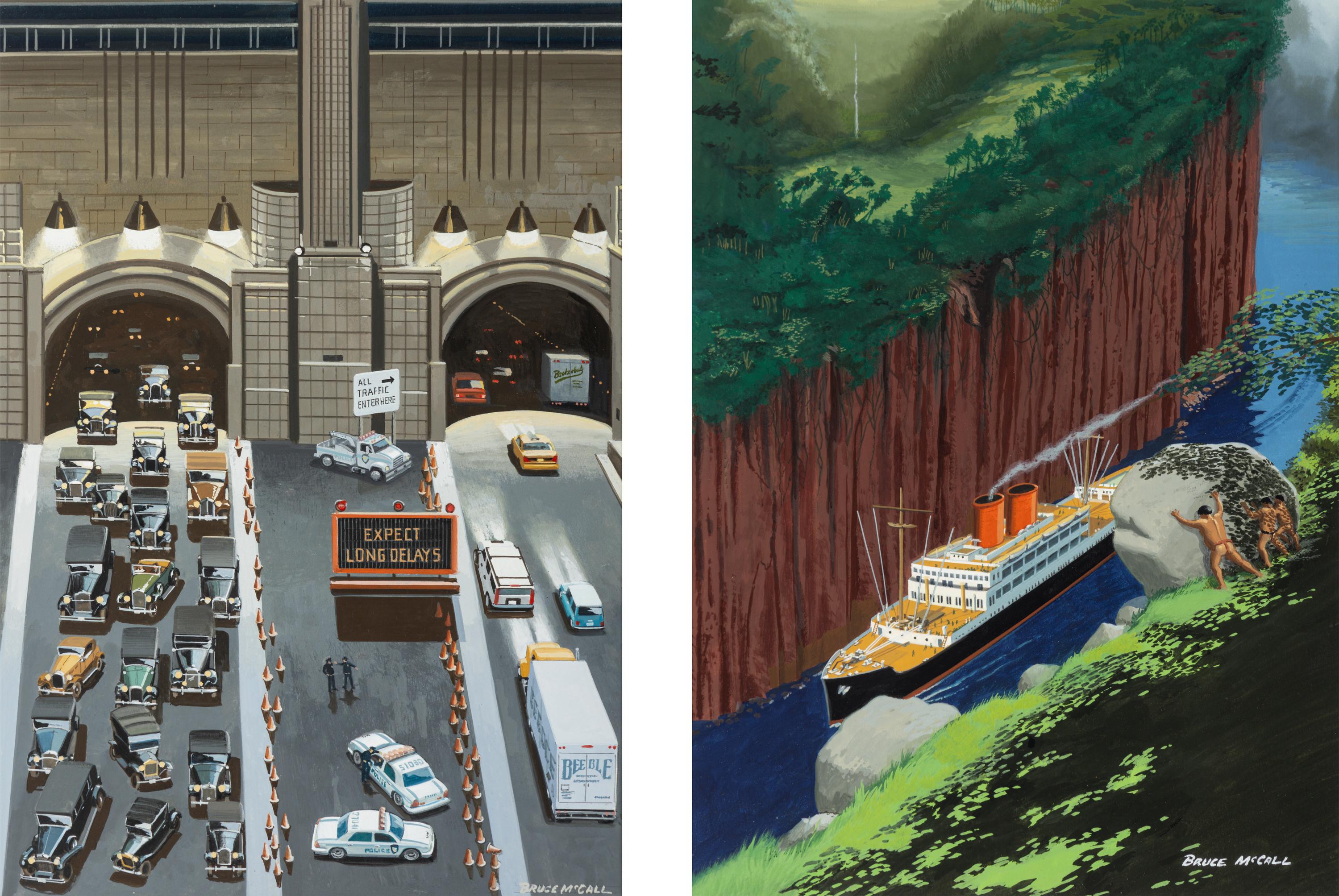 Expect Long Delays and Amazon Steamship Tour (two works), 1997