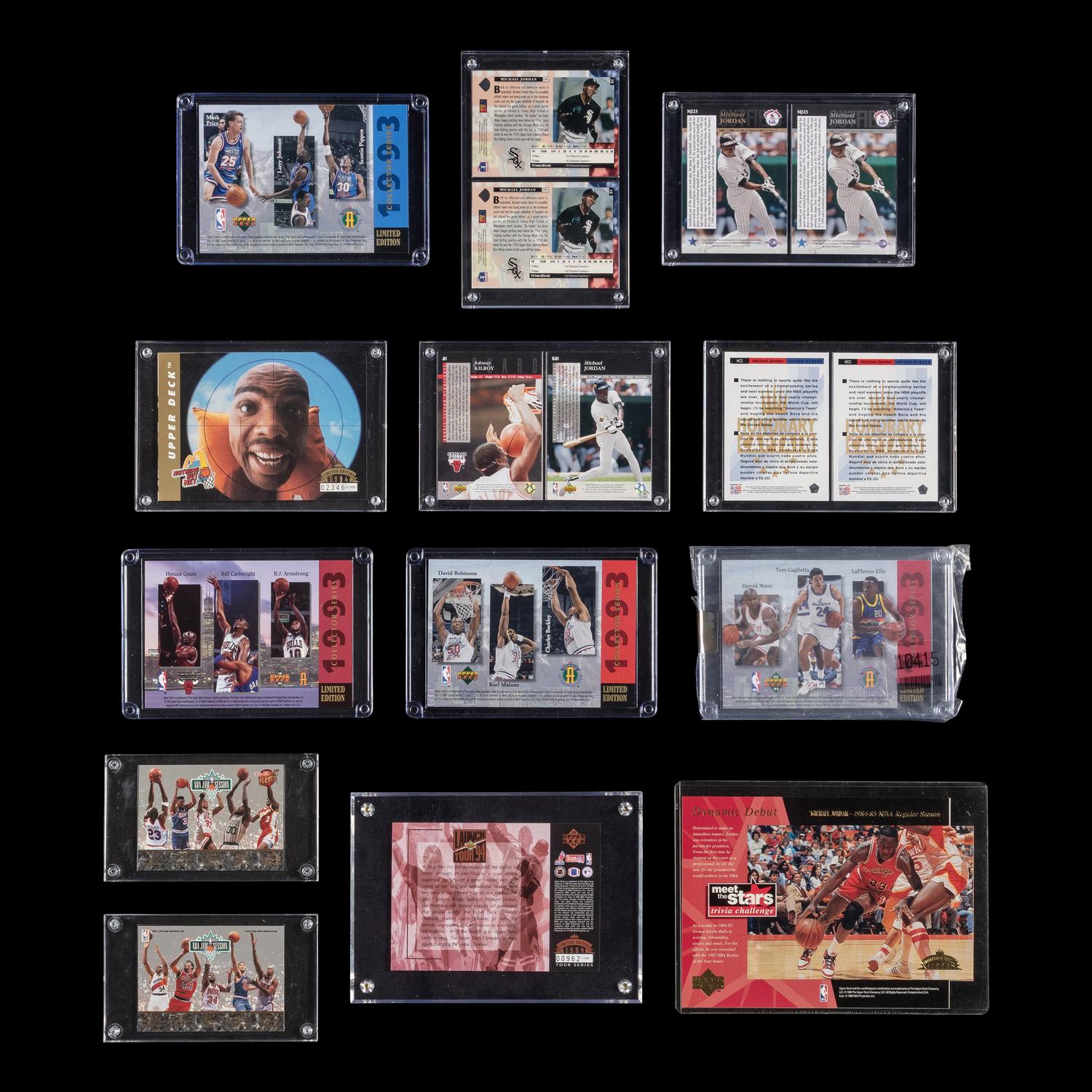 A Large Collection of Assorted Michael Jordan Basketball Cards