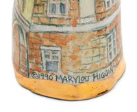 A Ceramic Face Goblet
