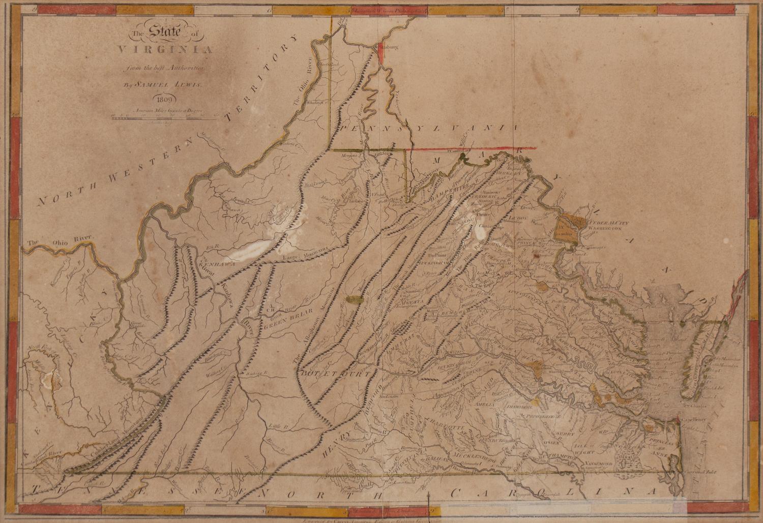 A Map of the State of Virginia