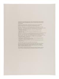 9 Plates from Ten Lithographs by Ten Artists Including works by Alex Katz, Jack Beal, Fairfield Porter, James Brooks, Red Grooms, Chaim Gross, Philip Guston, Richard Lindner, and Robert Andrew Park.