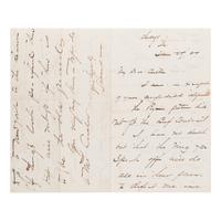 [Custer, George Armstrong, Gen. (1839-1876)]. A pair of letters from Generals Sheridan and Sherman to Custer, regarding his attempt to secure a transfer to West Point, comprising: