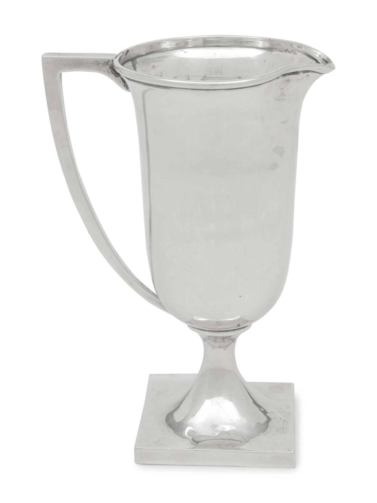 An American Silver Pitcher