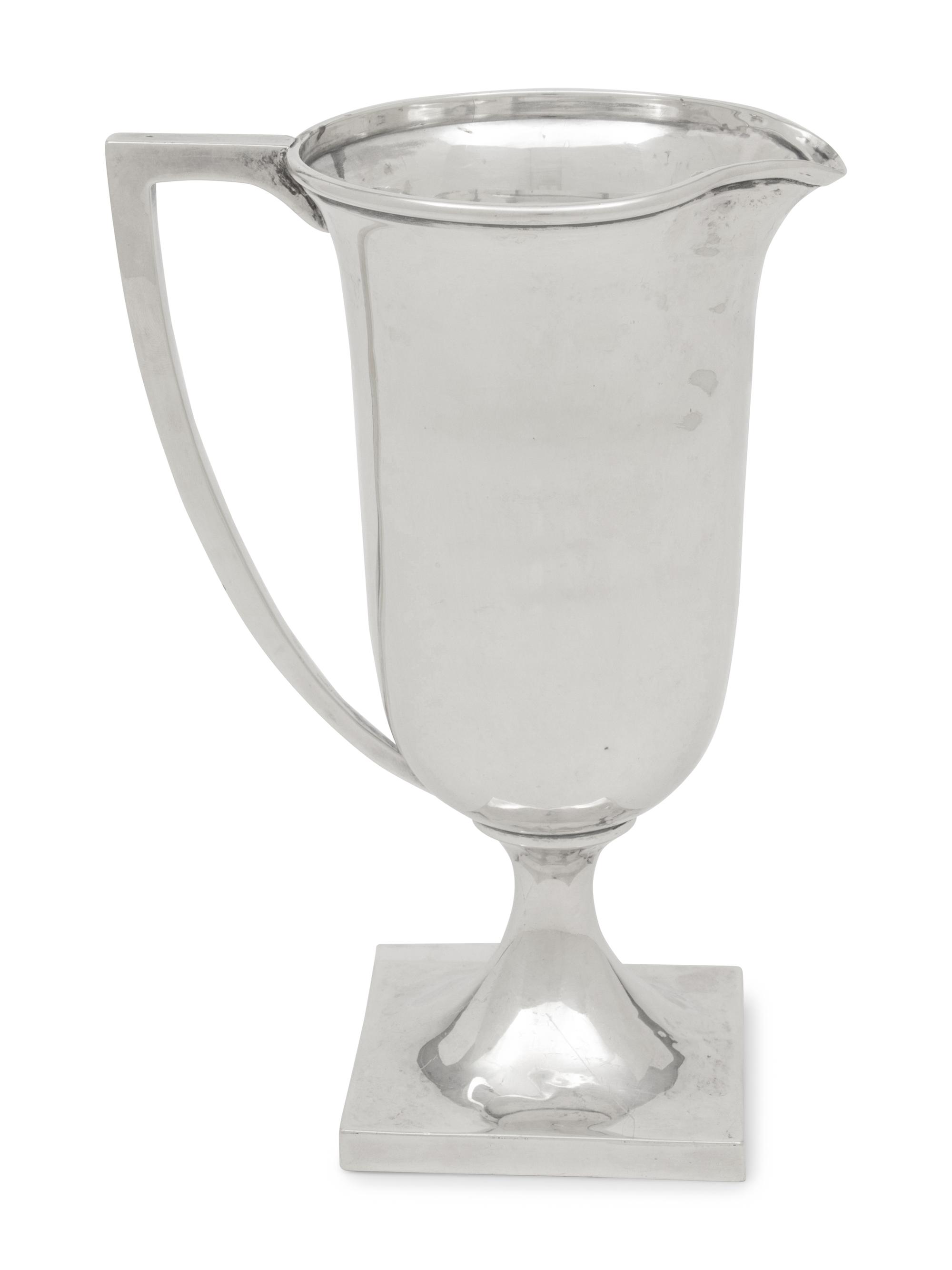 An American Silver Pitcher