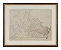 [MAP]. REID, John (fl. ca 1775-1800). The State of Virginia from the best Authorities . New York, 1796.