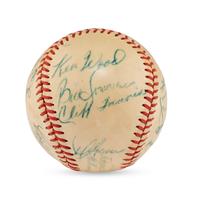 A 1950 St. Louis Browns Team Signed Autograph Baseball