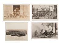 [MILITARIA]. A group of approx. 49 RPPCs of naval, army, and other military-related views.