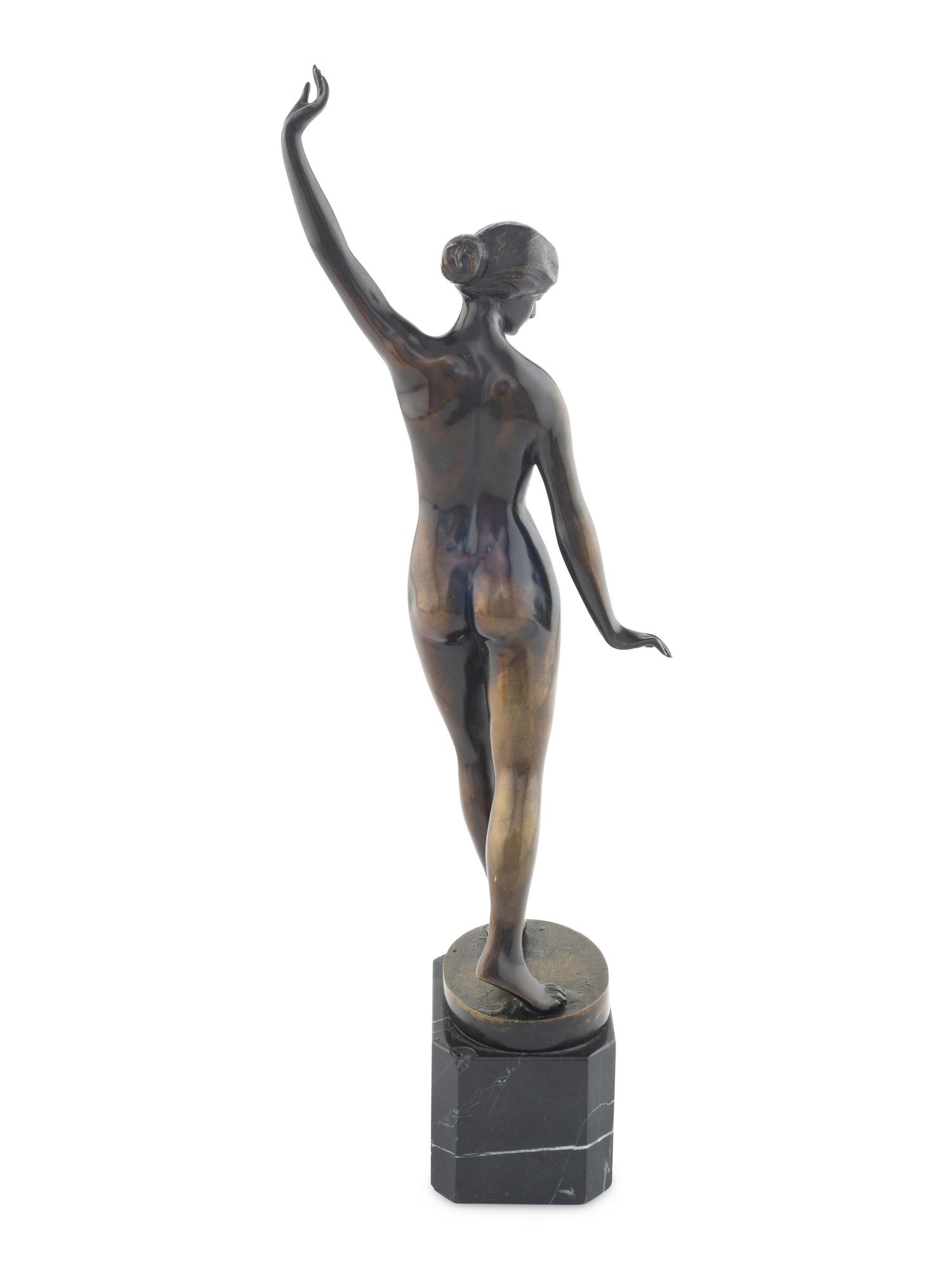 A Continental Bronze Figure