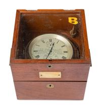 An English Two-Day Ship's Chronometer from the S.S. R.J. Hannah