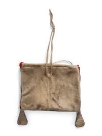 Apsáalooke Beaded Buffalo Hide Utility Bag