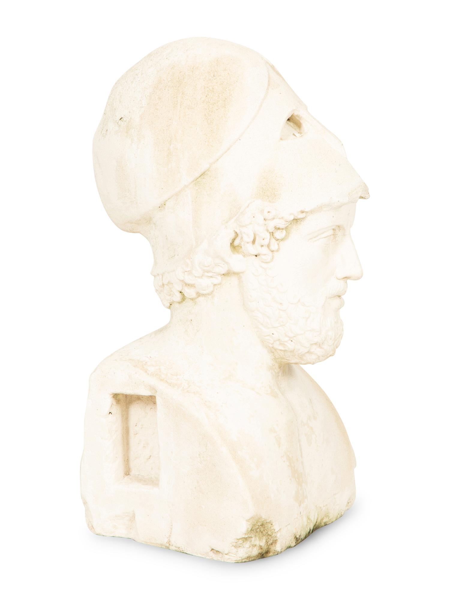 A Plaster Bust of Pericles After the Antique