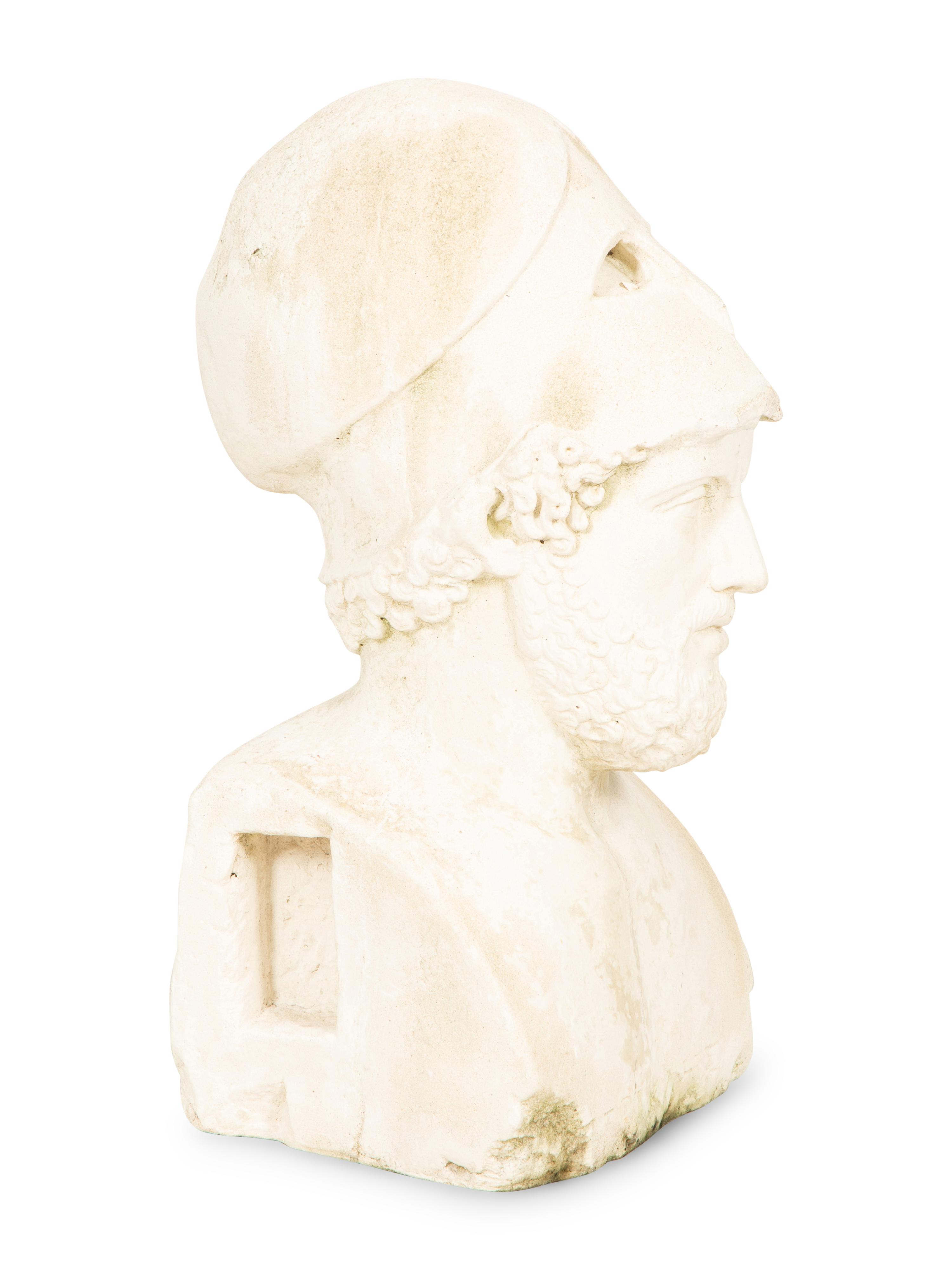 A Plaster Bust of Pericles After the Antique