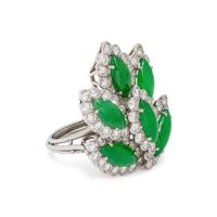 JADE AND DIAMOND RING