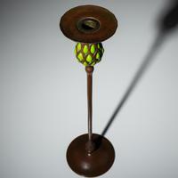 Blown-out candlestick, c. 1910