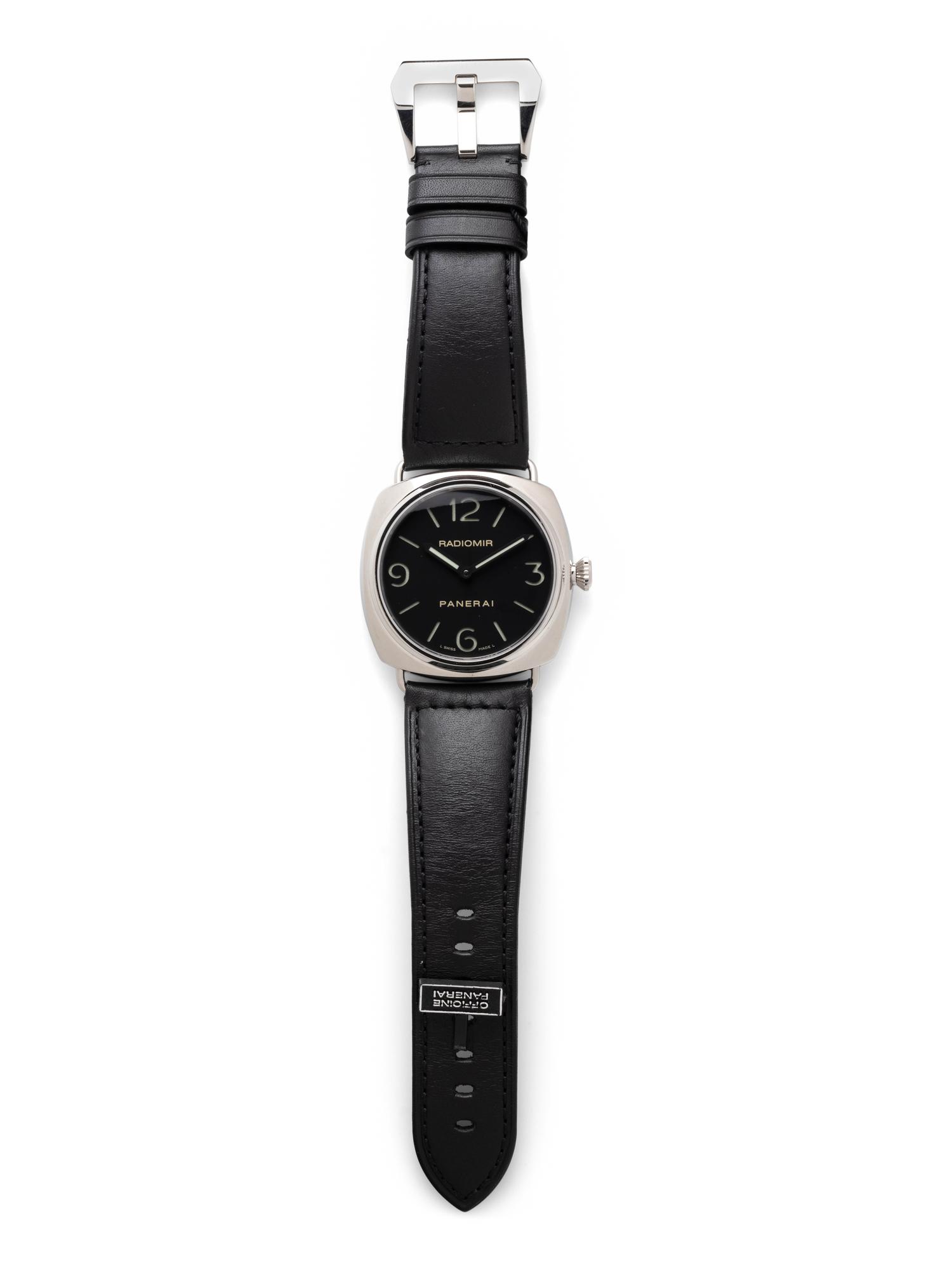 PANERAI, REF. PAM00210 STAINLESS STEEL 'RADIOMIR' WRISTWATCH