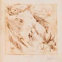 A Group of Works by Various Artists, , including Flower Seller with Basket by Auguste Brouet (French, 1872-1941), The Hardy Breed by Go