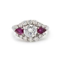 DIAMOND AND RUBY RING