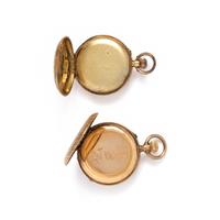COLLECTION OF YELLOW GOLD OPEN FACE POCKET WATCHES