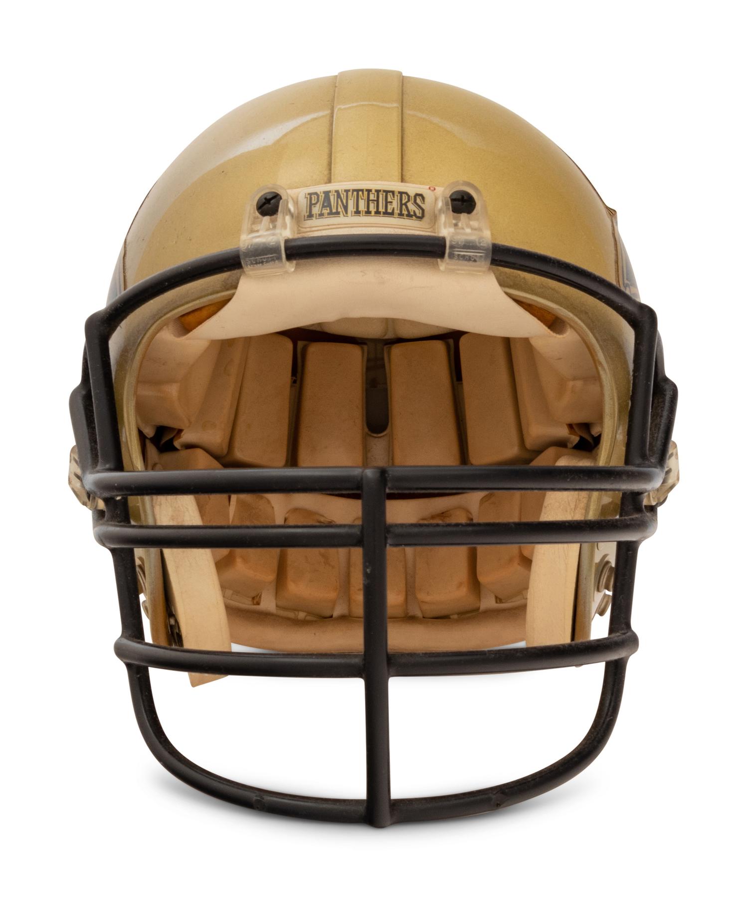 A University of Pittsburgh Riddell Football Helmet Formerly Displayed at Mike Ditka's Restaurant