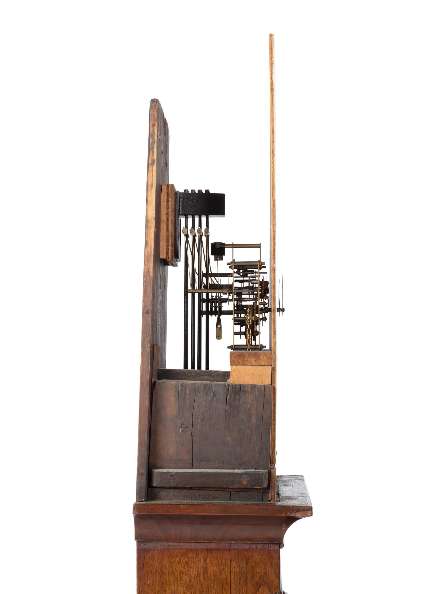 A Georgian Mahogany Tall Case Clock
