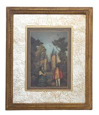A Narcissa Thorne Diorama, Height overall 11 inches.