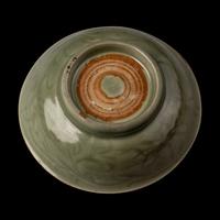 A Chinese Longquan Celadon Glazed Porcelain Dish