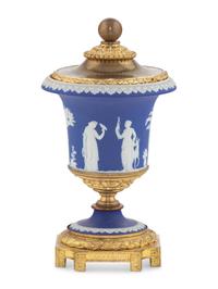 A Gilt-Bronze Mounted Wedgwood Jasperware Urn