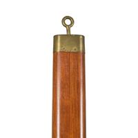 A George III Mahogany and Brass-Bound Library Ladder