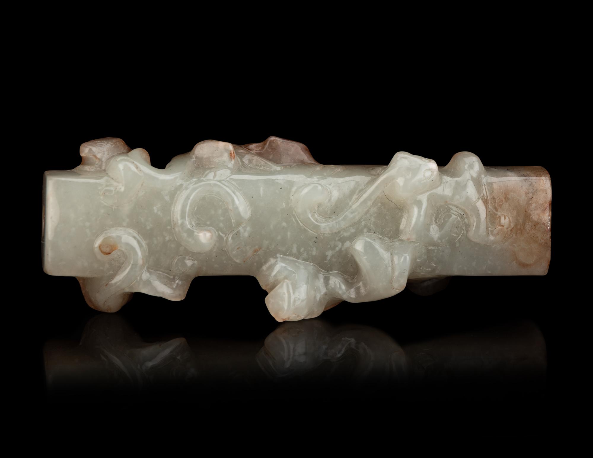 Nine Chinese Jade Carvings