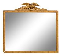 An American Giltwood Overmantel Mirror