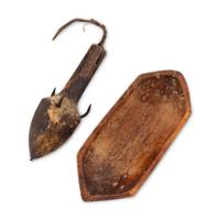 Alaskan Native Fishing Weight and Bowl