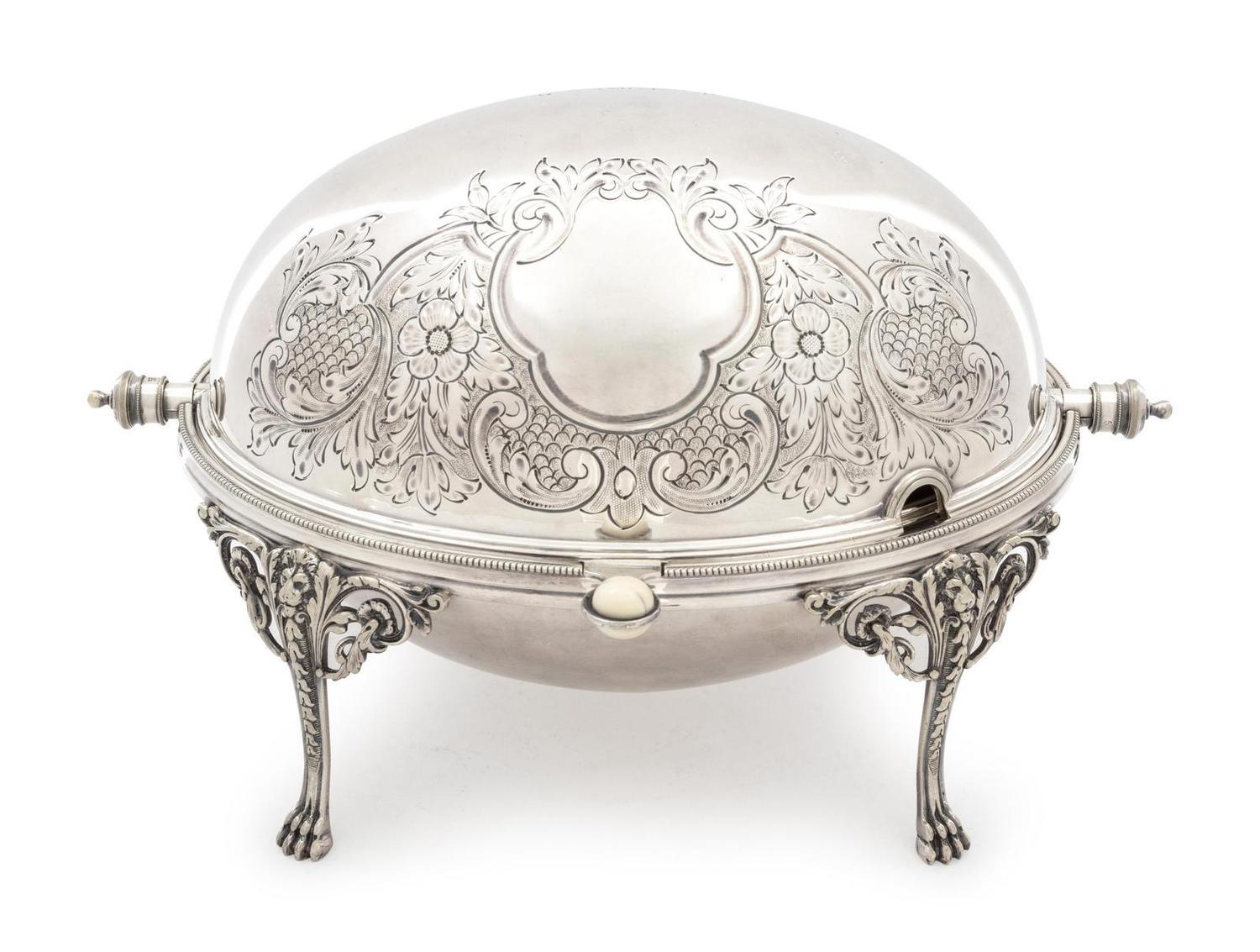 A Collection of English and American Silver-Plate Serving Articles