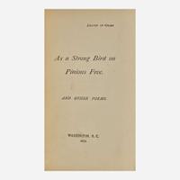 [Literature] (Whitman, Walt) As a Strong Bird on Pinions Free. And Other Poems