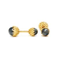TIFFANY & CO., SCHLUMBERGER, YELLOW GOLD AND HEMATITE 'ACORN' DRESS SET