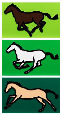 Galloping Horses (complete series of three), 2013