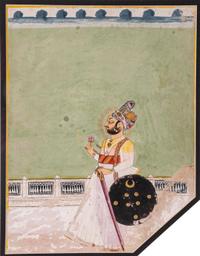 Seven Indian Miniature Paintings