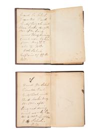 [CIVIL WAR]. Capt. Adam Schuh, 99th PA Volunteers. 3 volumes incl. Hardee's Rifle & Light Infantry Tactics.