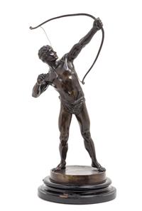 A German Bronze Figure Height overall 15 1/2 inches. — RUDOLF KAESBACH (1873-1955)