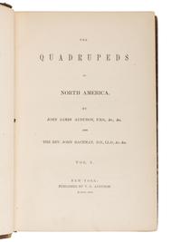 AUDUBON, John James (1785-1851) and John BACHMAN (1790-1874). The Quadrupeds of North America . New York: V.G. Audubon, 1849, 1851, 1854.
