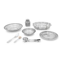 An Assembled Group of Silver Table Articles