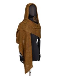 Important Sea Silk Knit Hooded Scarf