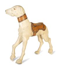 A Carousel Figure of a Standing Dog — 20th Century